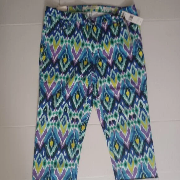 JONES NEW YORK CITY CUFFED CAPRI PANTS - Picture 12 of 15